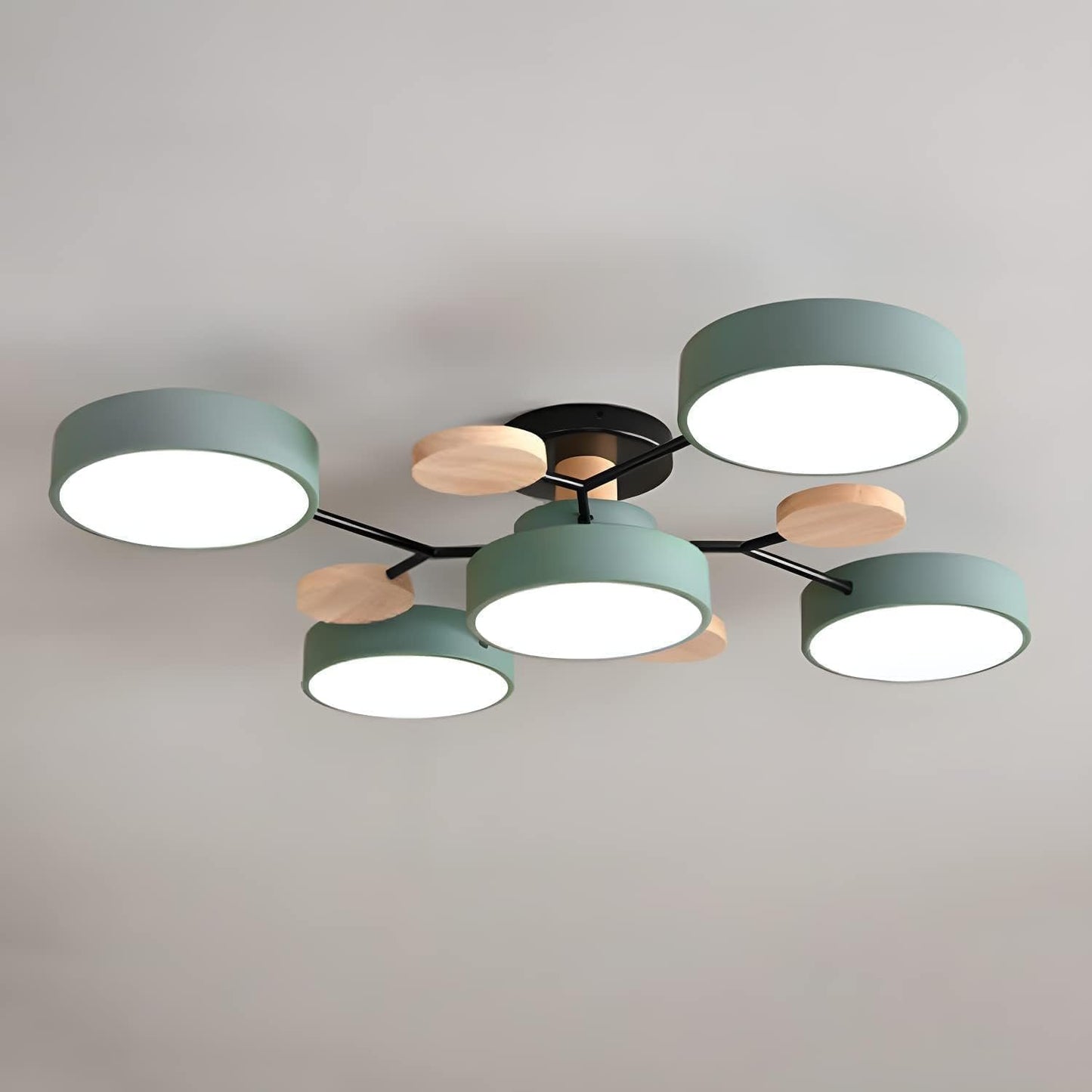 Modern Circular Living Room LED Ceiling Light View 31