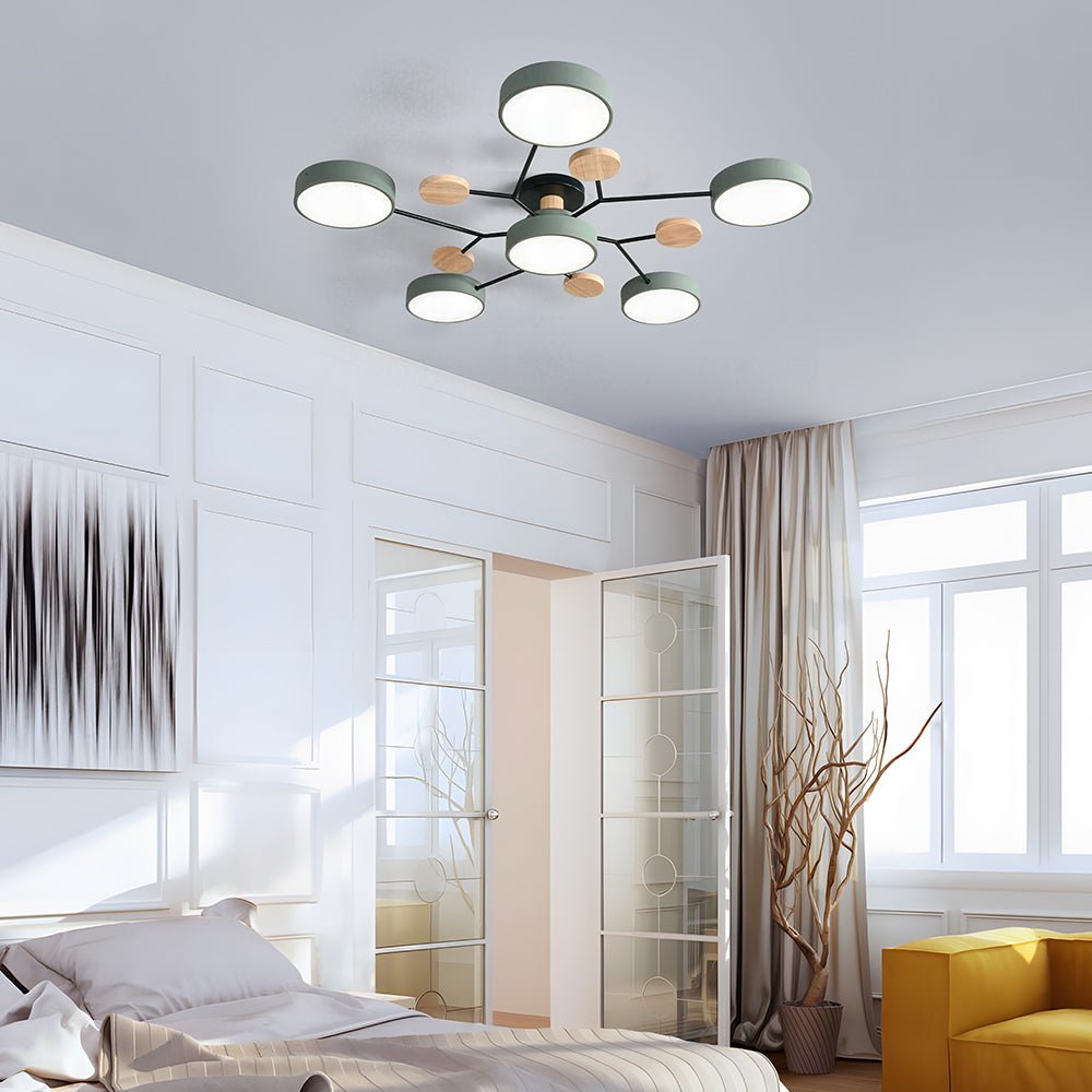 Modern Circular Living Room LED Ceiling Light View 33