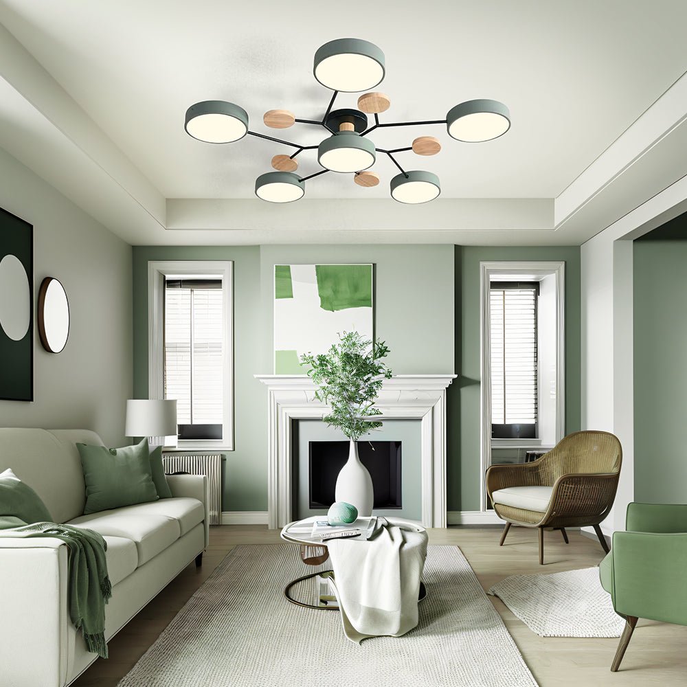 Modern Circular Living Room LED Ceiling Light View 34