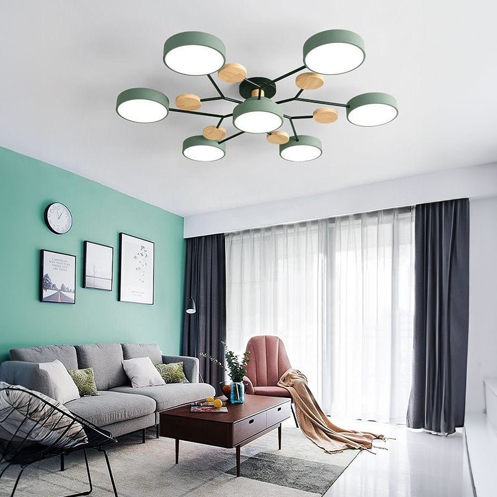 Modern Circular Living Room LED Ceiling Light View 36