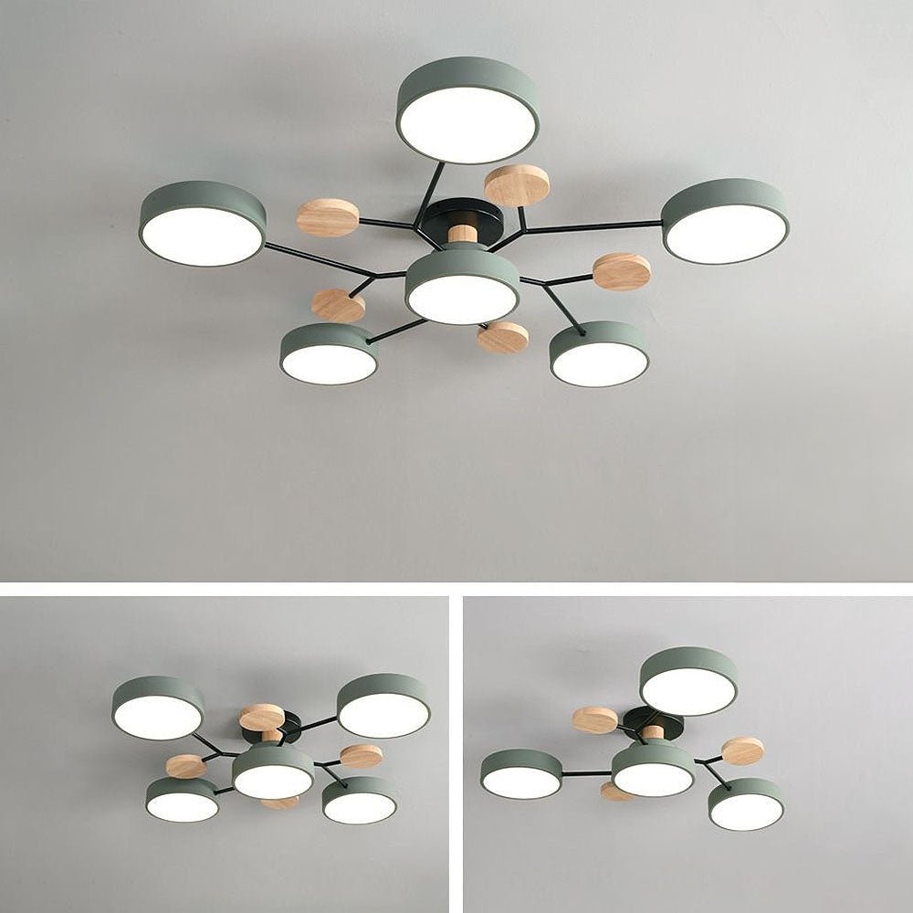 Modern Circular Living Room LED Ceiling Light View 38