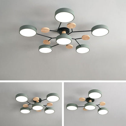 Modern Circular Living Room LED Ceiling Light View 38