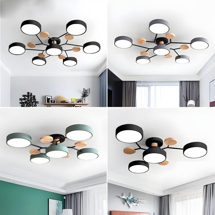 Modern Circular Living Room LED Ceiling Light View 41