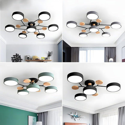 Modern Circular Living Room LED Ceiling Light View 41