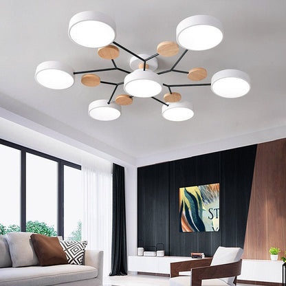 Modern Circular Living Room LED Ceiling Light View 50