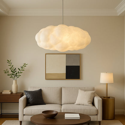 Modern Cloud Shape Pendant Ceiling Lamp Front