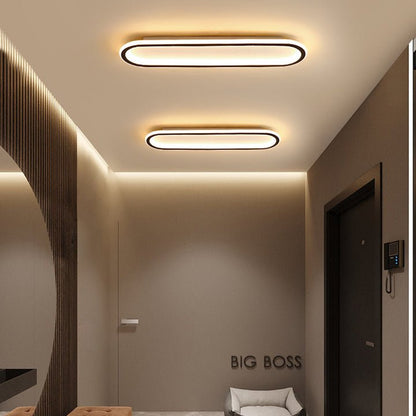 Modern Corridor Aisle Long Ceiling Light Back