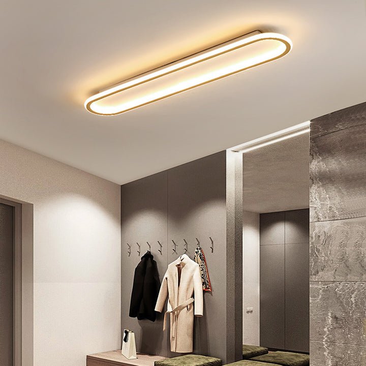 Modern Corridor Aisle Long Ceiling Light View 14