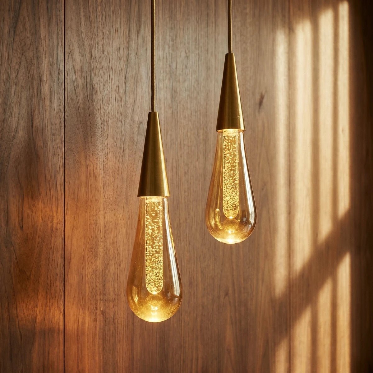 Modern Crystal Pendant Light Teardrop Chrome Full