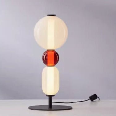 Modern Dimmable LED Floor Lamp Stacked Pebble Back