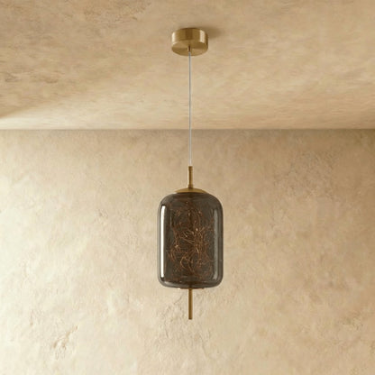 Modern Glass Pendant Light Firefly Cluster Front