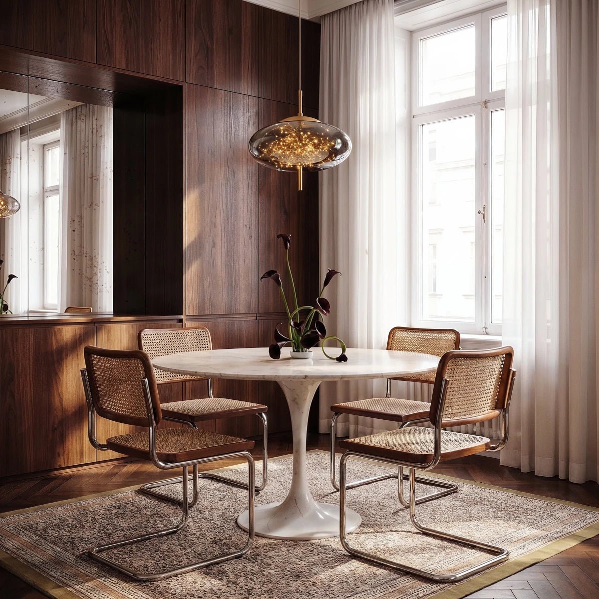 Modern Glass Pendant Light Firefly Cluster View 11
