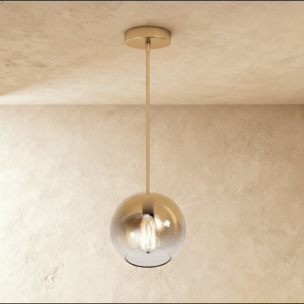 Modern Glass Pendant Light Ombre Sphere Hero