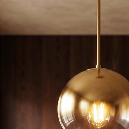 Modern Glass Pendant Light Ombre Sphere Lifestyle