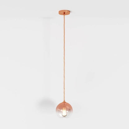 Modern Glass Pendant Light Ombre Sphere View 19