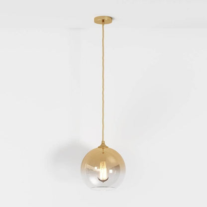 Modern Glass Pendant Light Ombre Sphere View 26