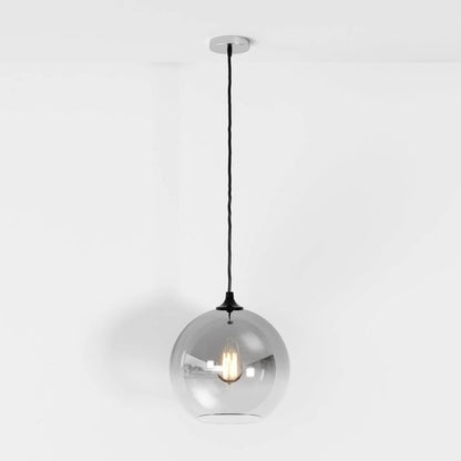 Modern Glass Pendant Light Ombre Sphere View 27