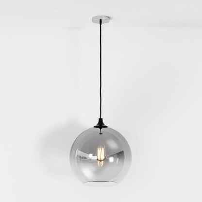 Modern Glass Pendant Light Ombre Sphere View 29