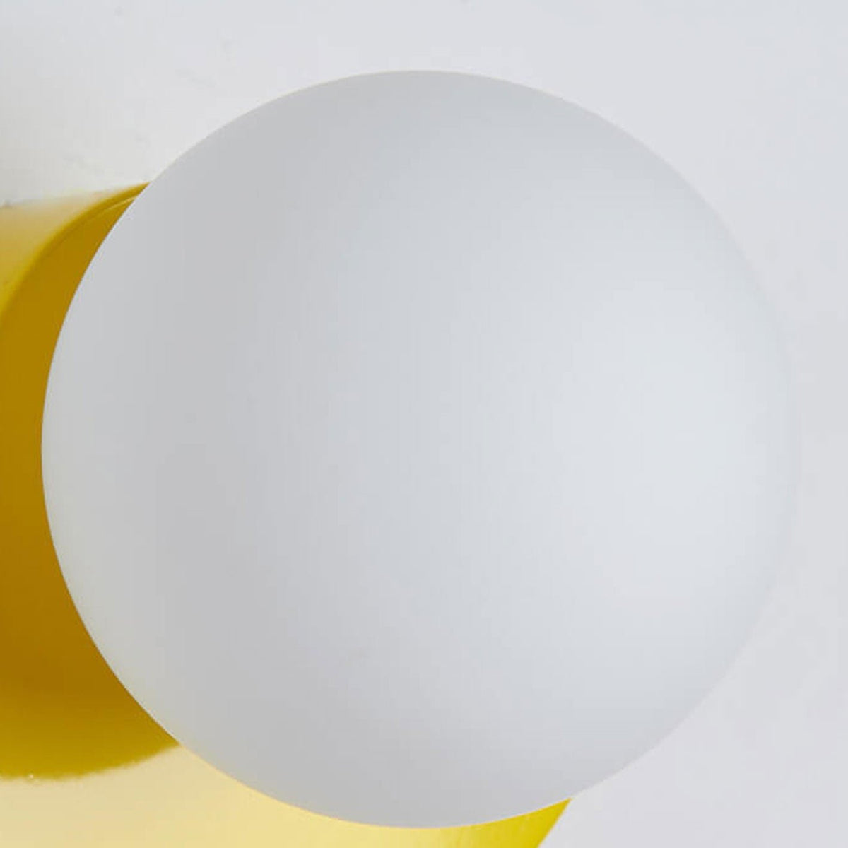 Modern Glass Wall Sconce Lamp Spherical Semicircle View 14