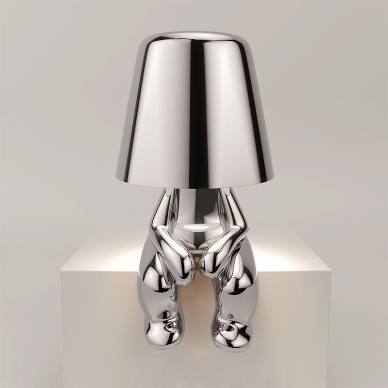 Modern Gold Figure Character Figurine Table Lamp Alternate