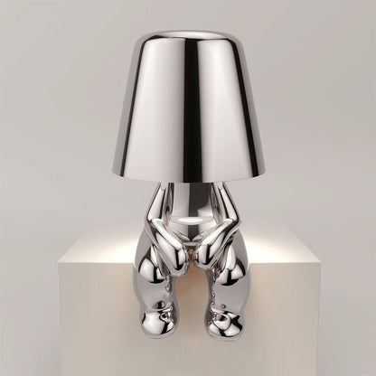 Modern Gold Figure Character Figurine Table Lamp Alternate