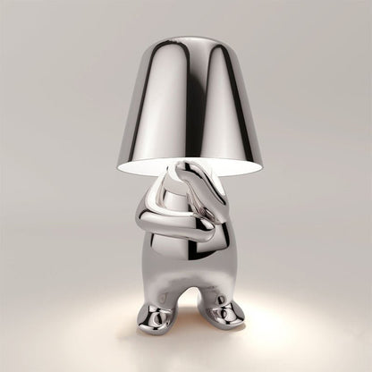 Modern Gold Figure Character Figurine Table Lamp Full