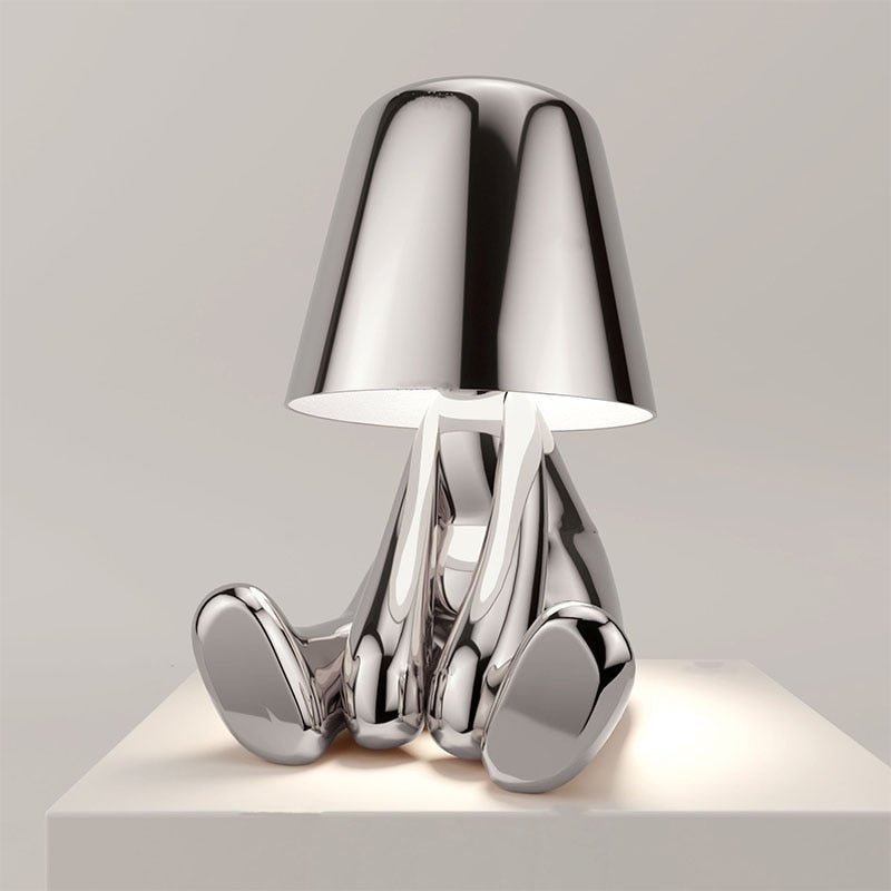 Modern Gold Figure Character Figurine Table Lamp Lifestyle