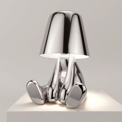 Modern Gold Figure Character Figurine Table Lamp Lifestyle