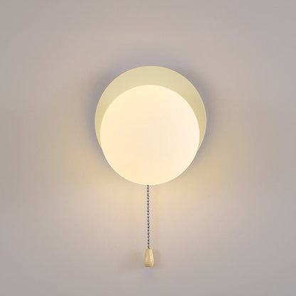 Modern Iron Glass Geometry Wall Sconce Globe Backplate View 31
