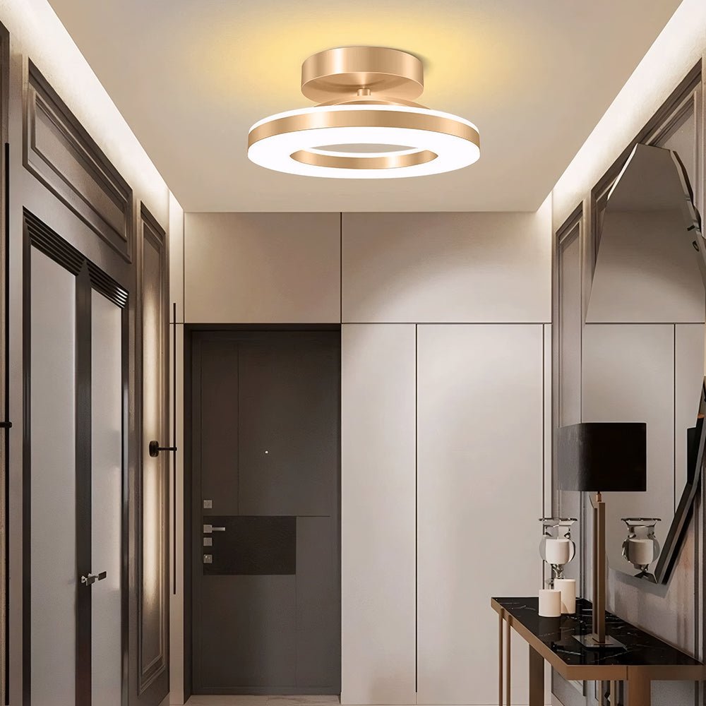 Modern Iron Hallway LED Ceiling Light Back