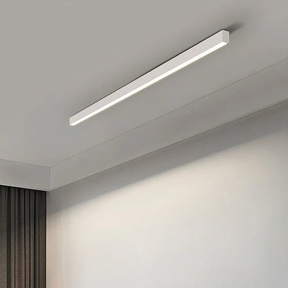 Modern Linear LED Pendant Flush Mount Light Slim Bar Alternate