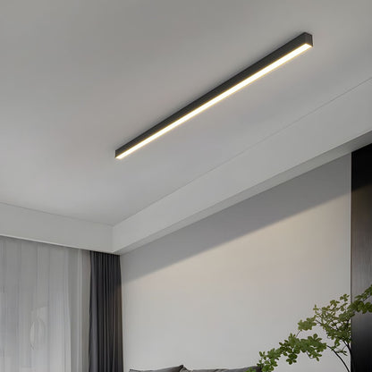 Modern Linear LED Pendant Flush Mount Light Slim Bar Angle