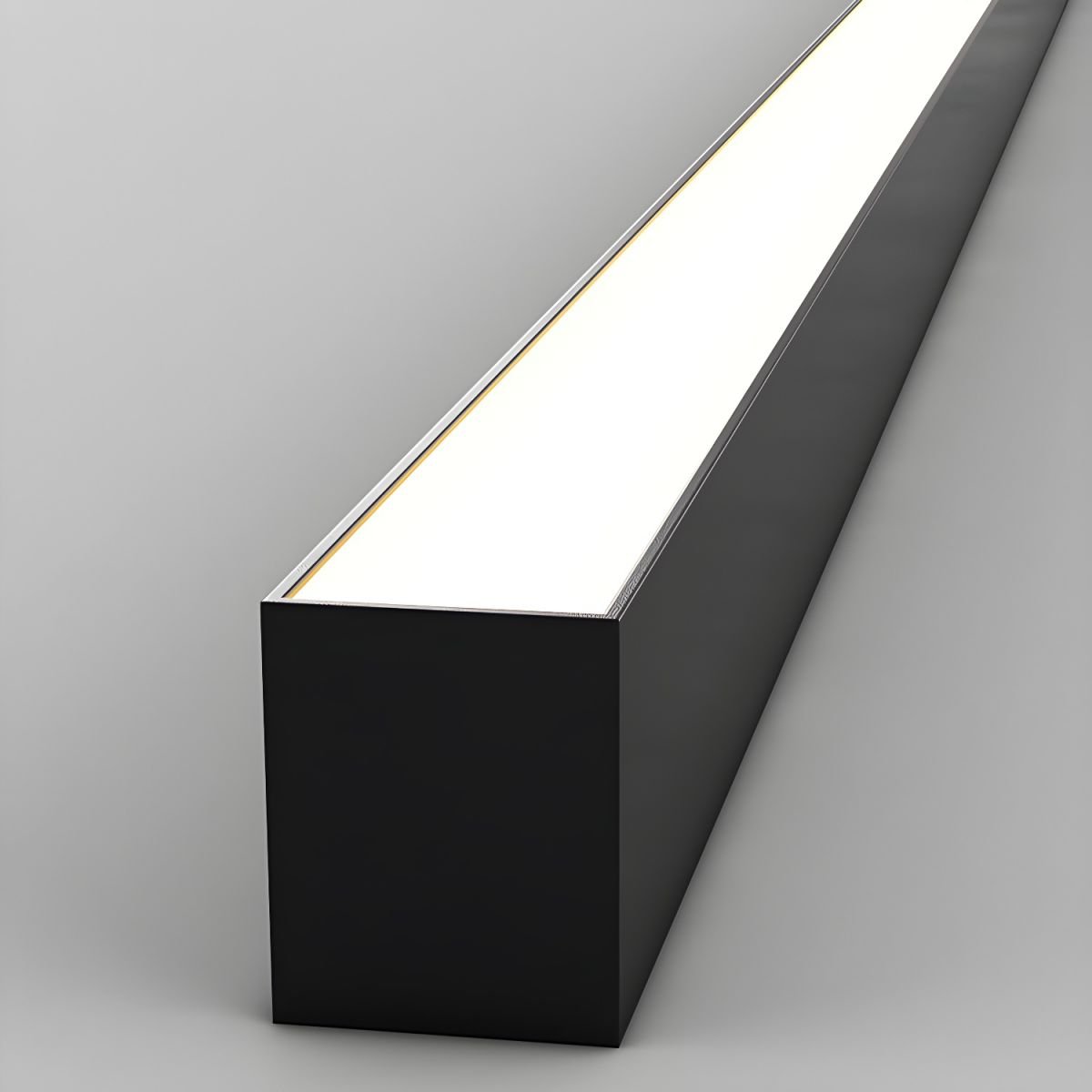 Modern Linear LED Pendant Flush Mount Light Slim Bar View 20