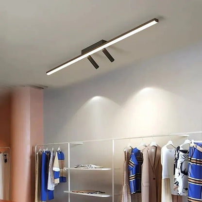 Modern Linear Spotlight Flush Mount Ceiling Light Angle