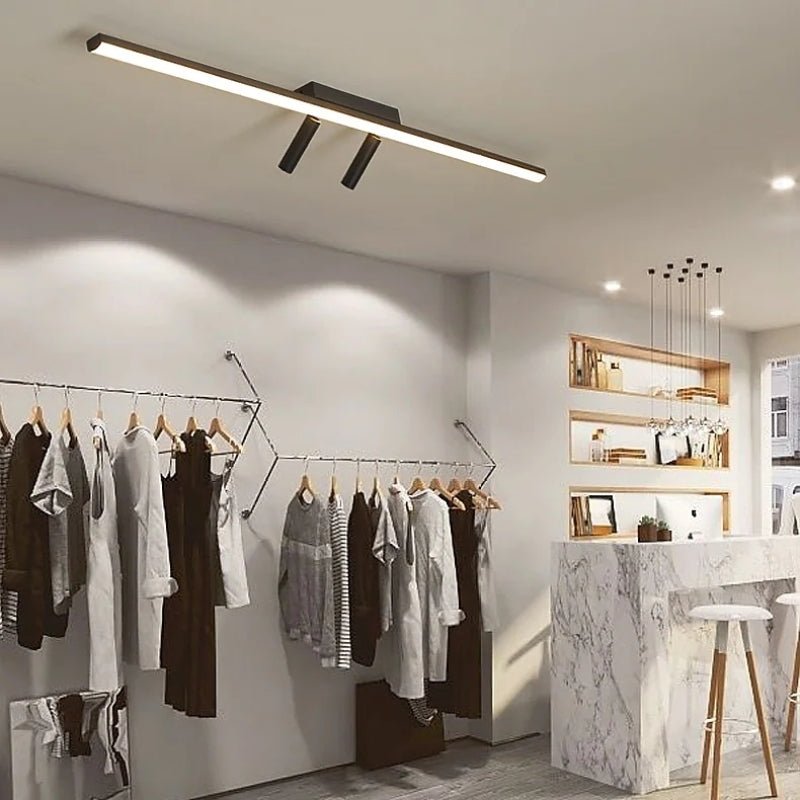 Modern Linear Spotlight Flush Mount Ceiling Light Lifestyle