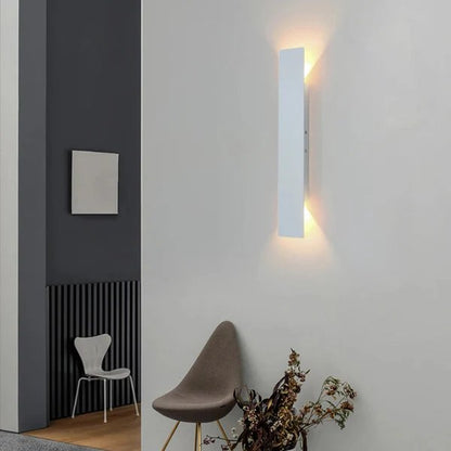 Modern Matte Waterproof Architectural LED Wall Lamp Up Down Alternate