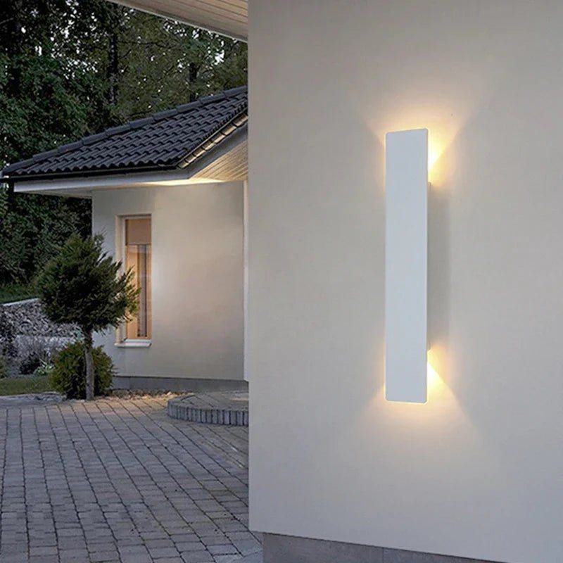Modern Matte Waterproof Architectural LED Wall Lamp Up Down Full