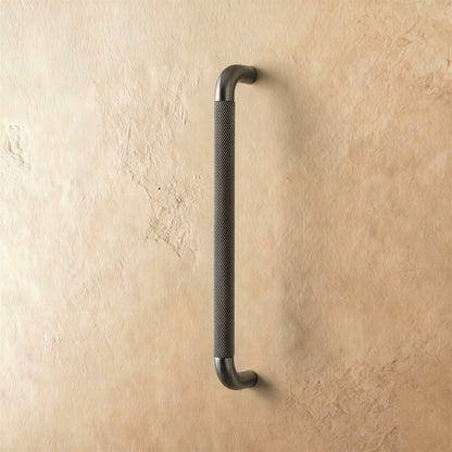 Modern Metal Cabinet Knob Pull Bar Knurled Alternate