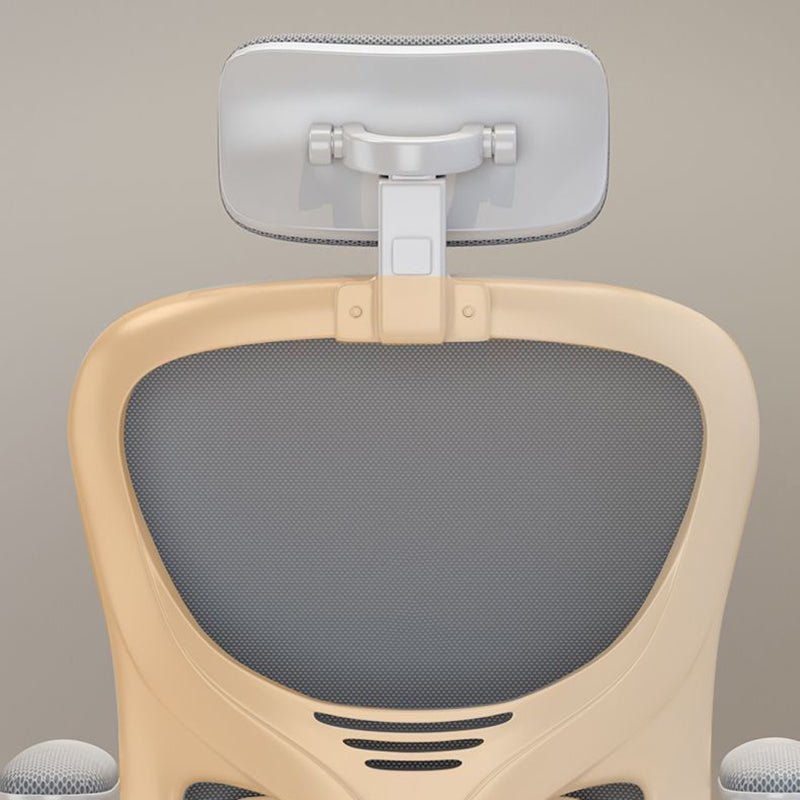 Modern Metal Ergonomic Mesh Desk Chair Sled Base Back