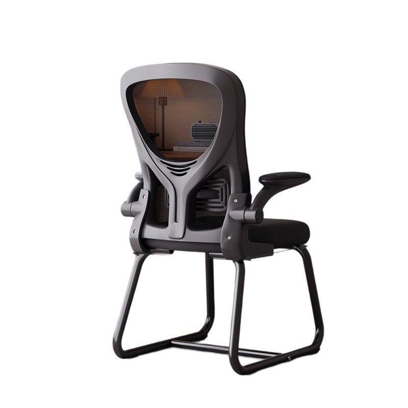 Modern Metal Ergonomic Mesh Desk Chair Sled Base Full