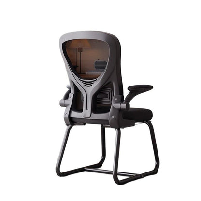 Modern Metal Ergonomic Mesh Desk Chair Sled Base Full