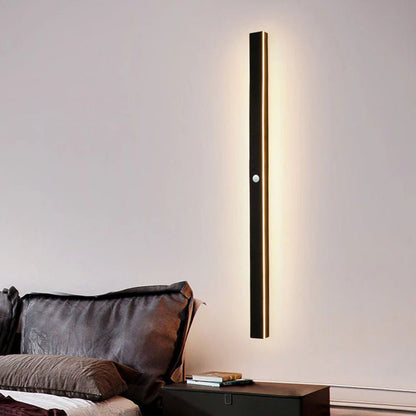 Modern Metal Outdoor Wall Lamp Linear LED Angle