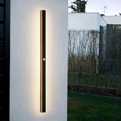 Modern Metal Outdoor Wall Lamp Linear LED View 31