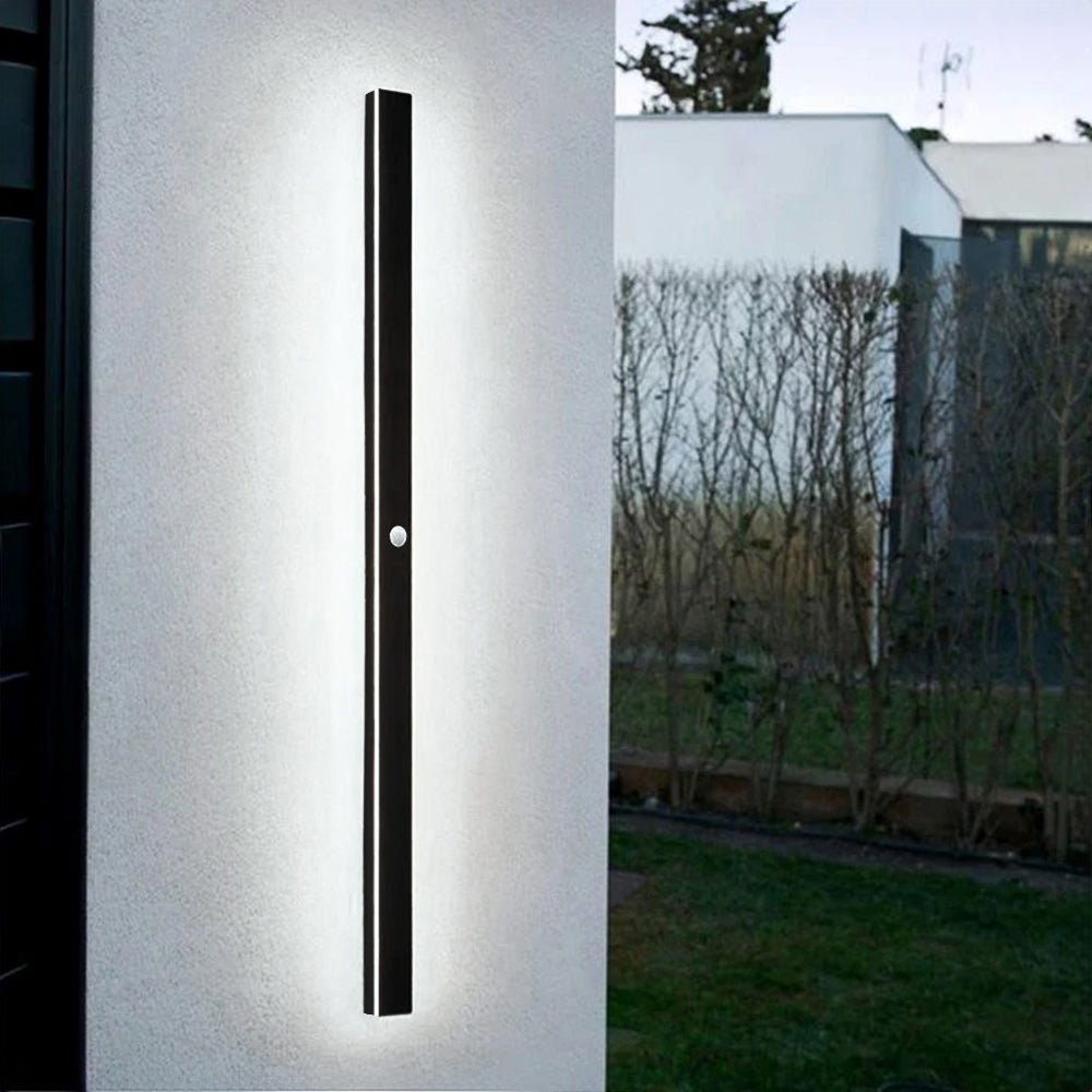 Modern Metal Outdoor Wall Lamp Linear LED View 32