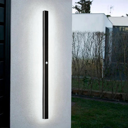Modern Metal Outdoor Wall Lamp Linear LED View 32