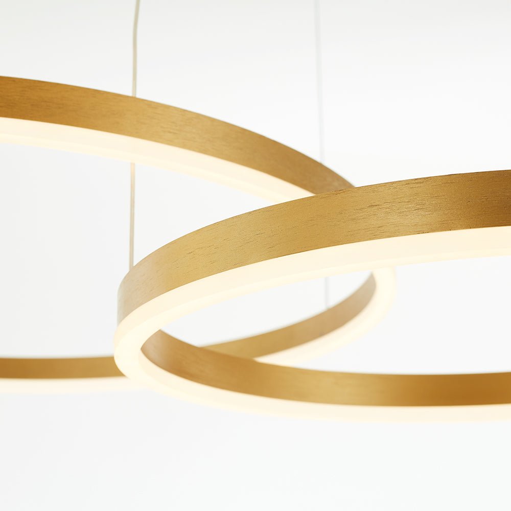 Modern Metal Pendant Light Concentric Rings View 41