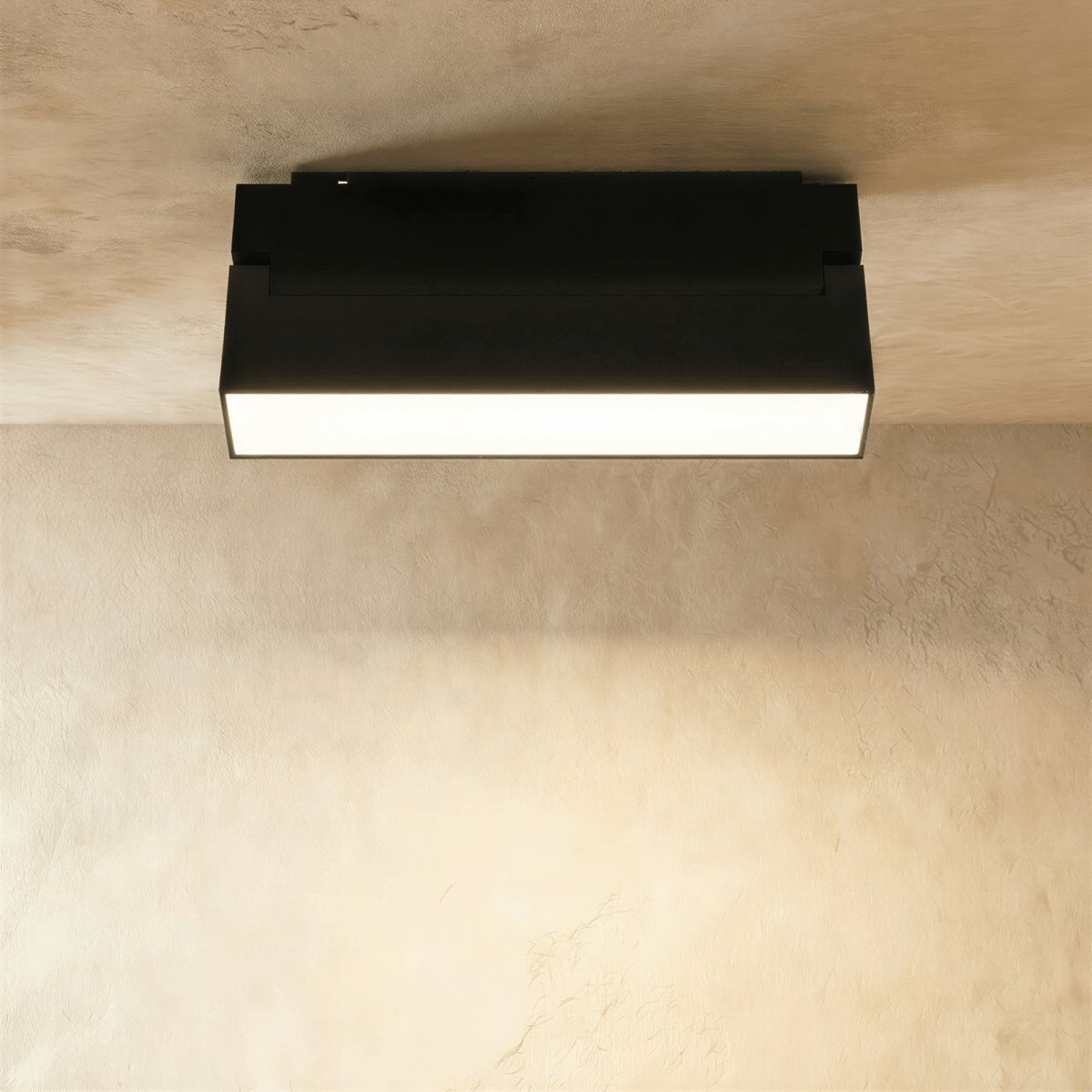 Modern Metal Track Light System Magnetic Mount Angle