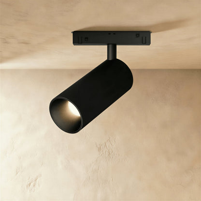 Modern Metal Track Light System Magnetic Mount Detail