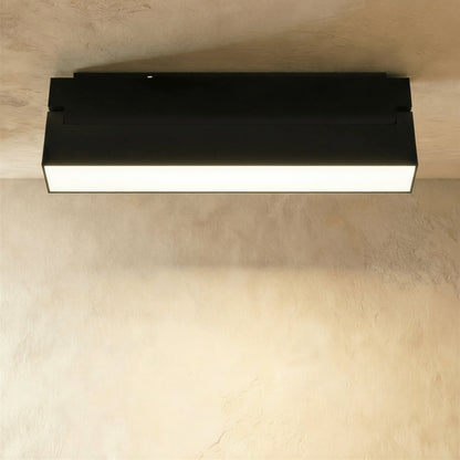 Modern Metal Track Light System Magnetic Mount Lifestyle