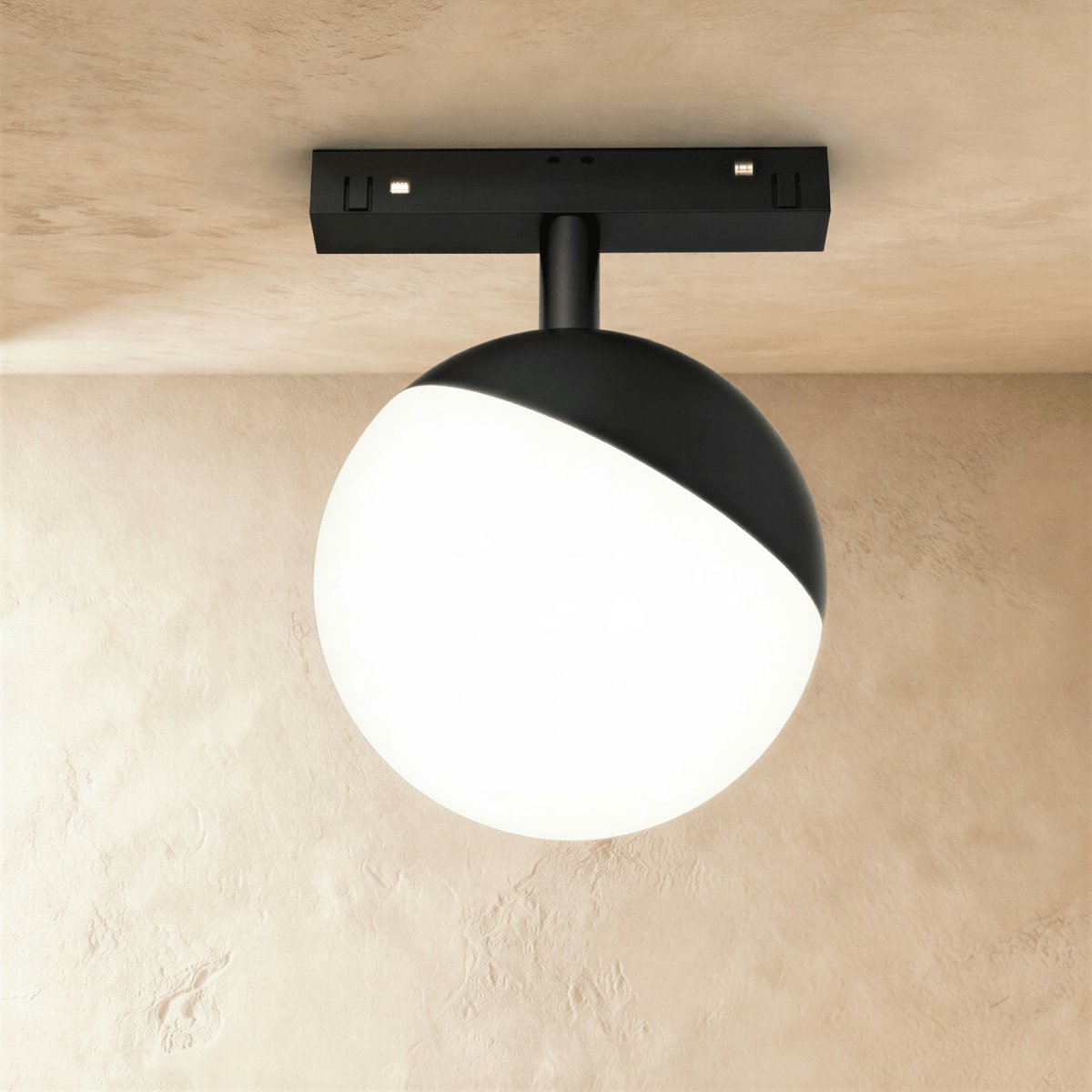 Modern Metal Track Light System Magnetic Mount View 14